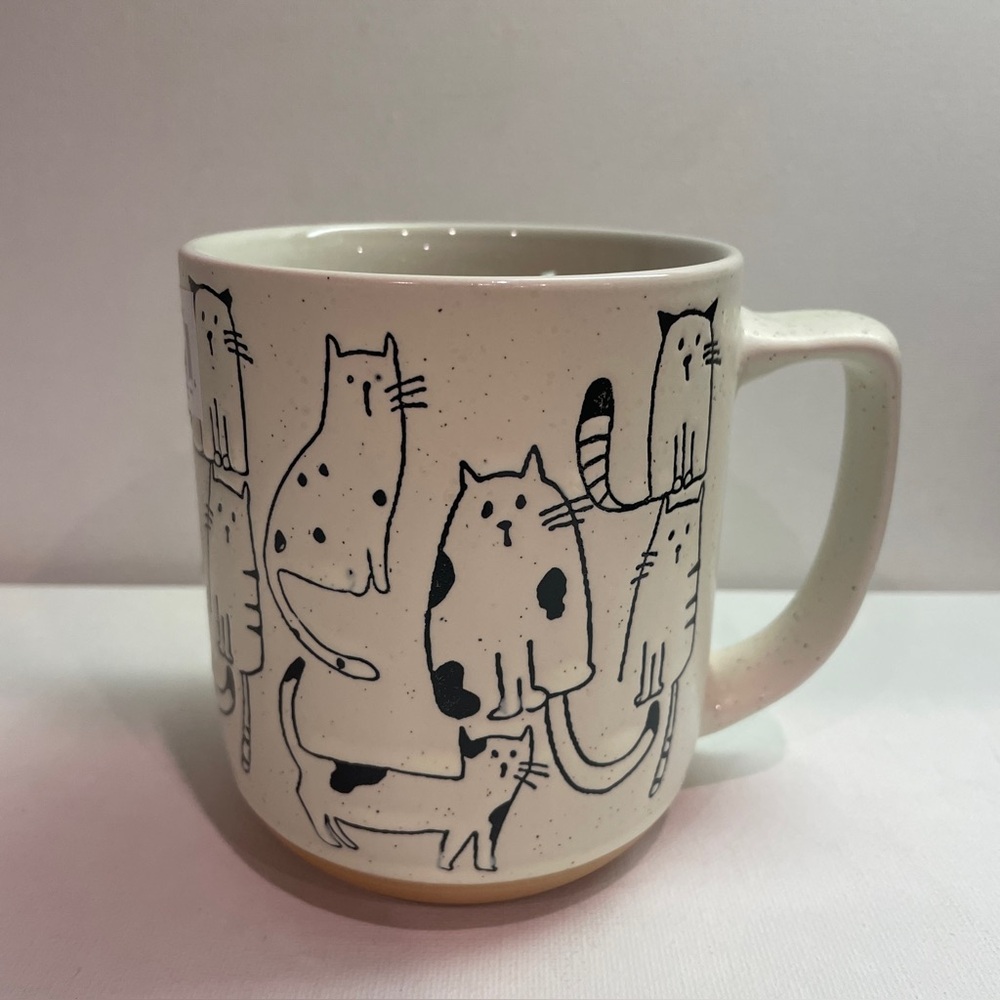 New Spectrum Designz “Crazy Cat” Ceramic Coffee Tea Mug 17 OZ